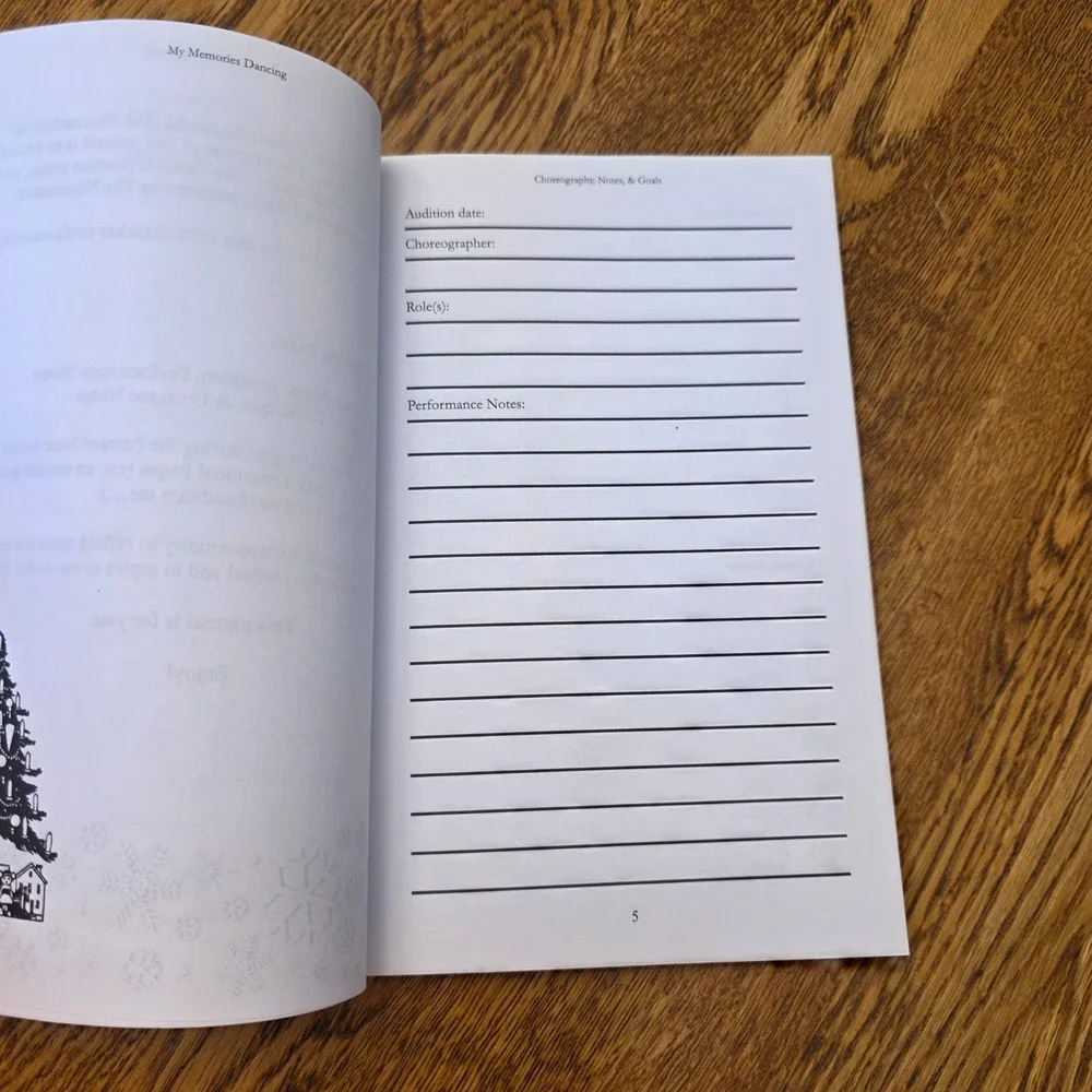 Ballet Memory Journal The Nutcracker‎ Kids Keepsake Book
